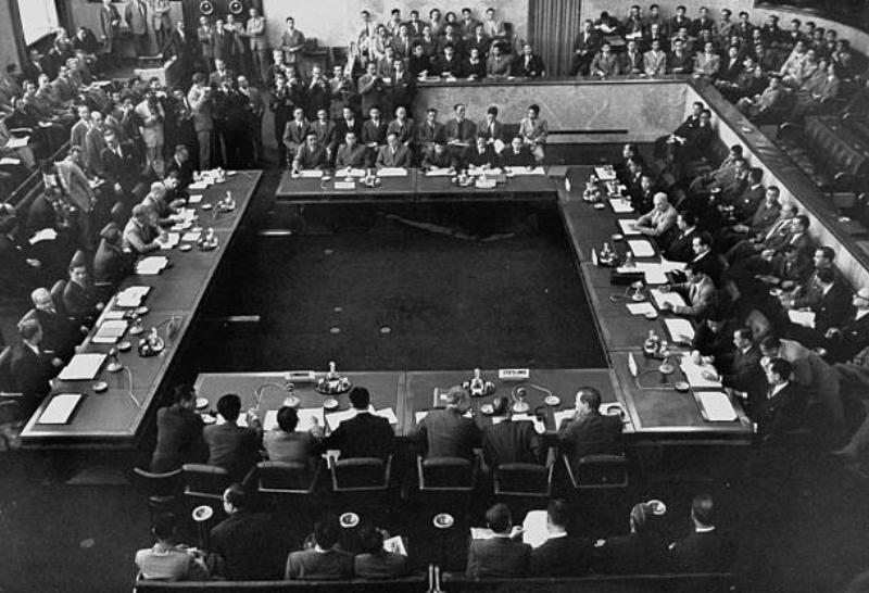 Hình ảnh Lễ ký Hiệp định Geneva năm 1954, bối cảnh lịch sử 12 bài 21